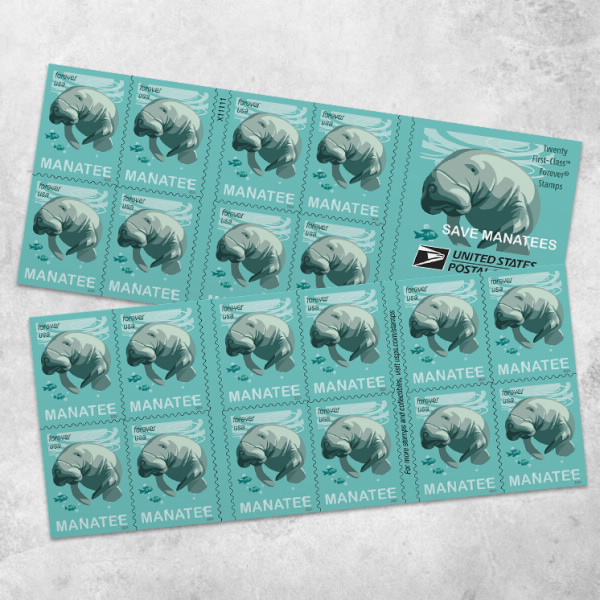 Save Manatees Stamps of 2024