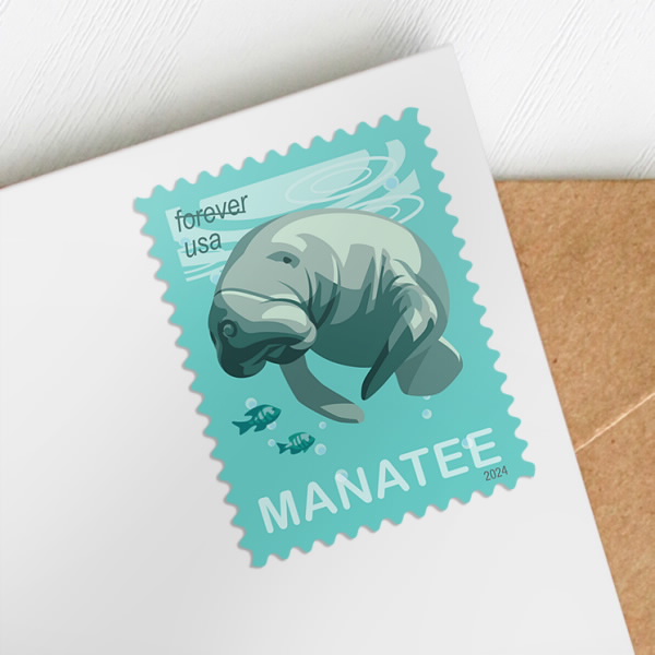 Save Manatees Stamps of 2024