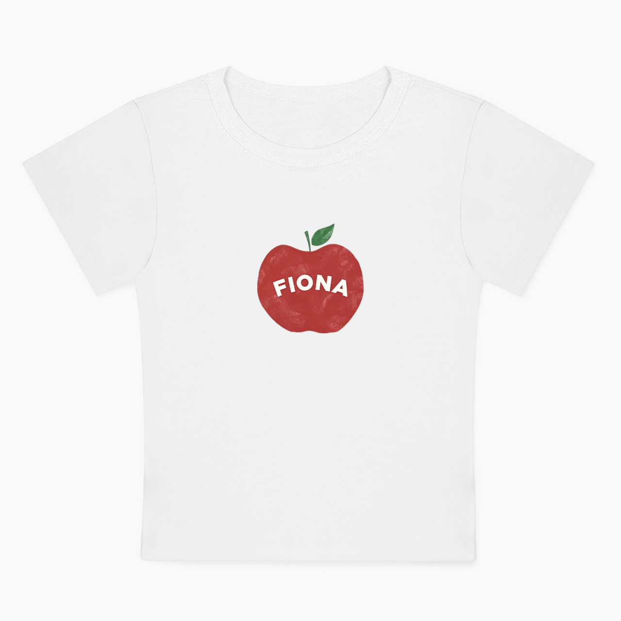 Personalized Apple Baby Tee
