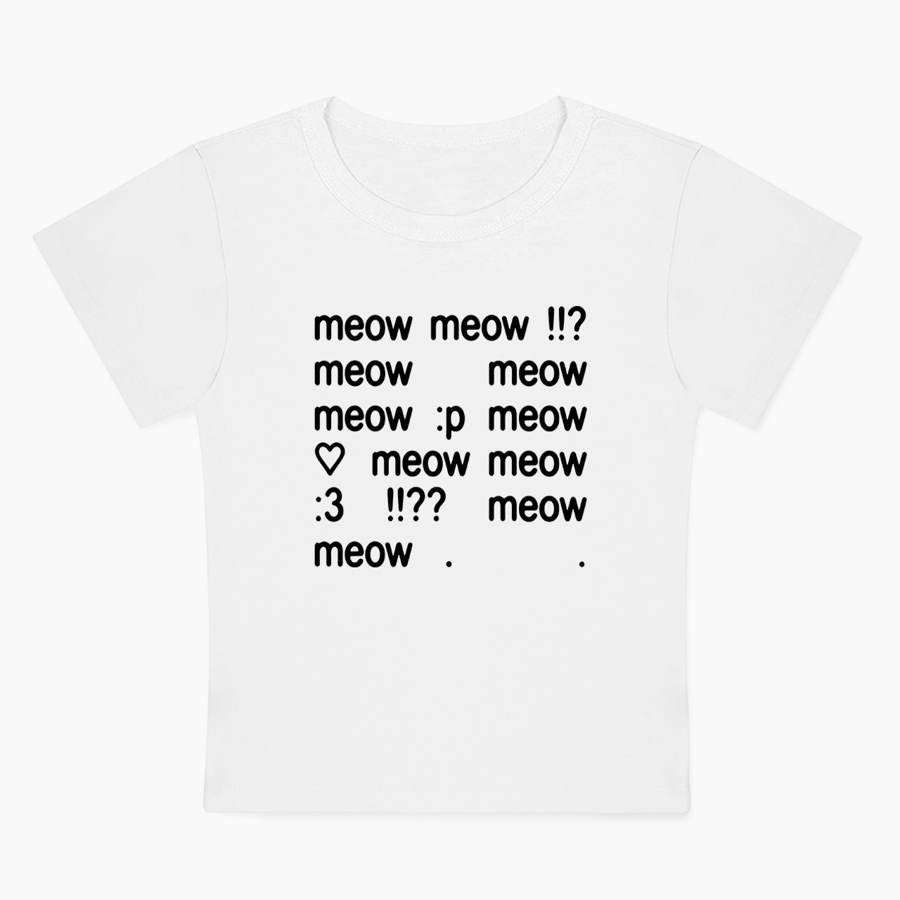 Meow Coquette Kitten Baby Tee