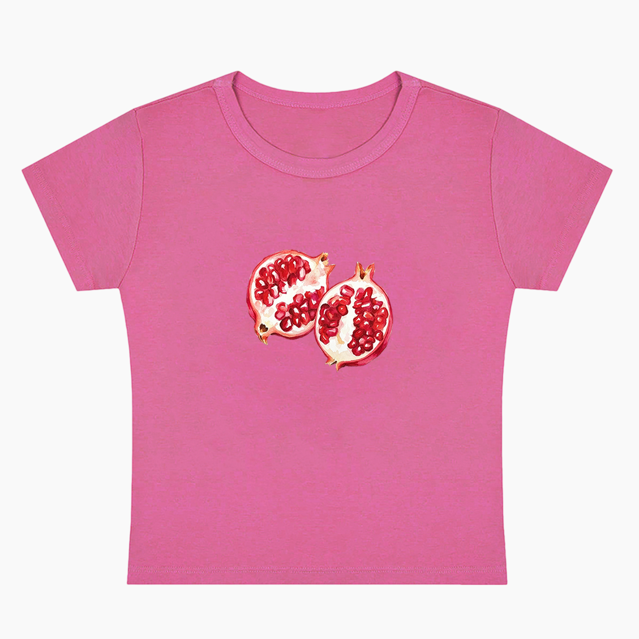 Watercolor Pomegranate Baby Tee