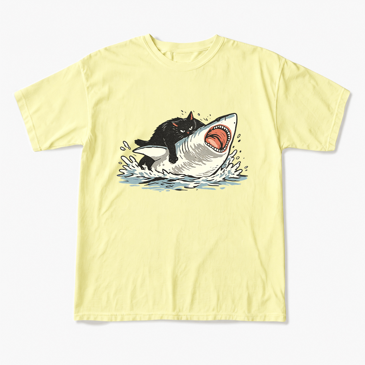 Fat Cat Vs Shark T Shirts