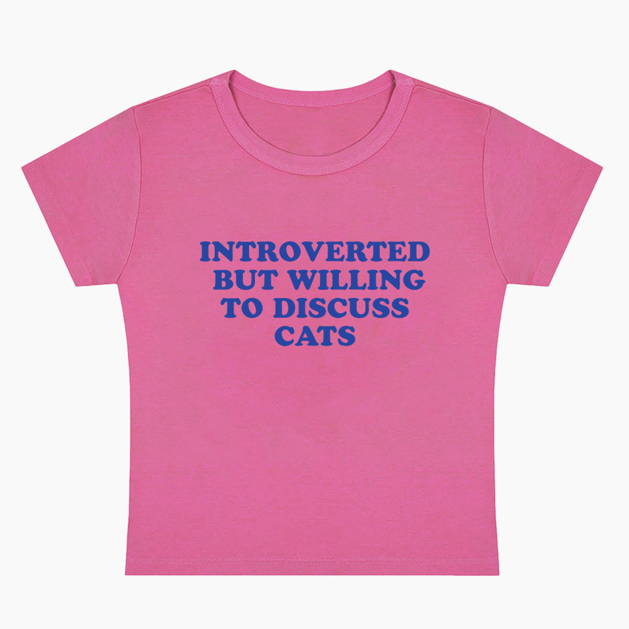 Introverted But Willing To Discuss Cats Baby Tee