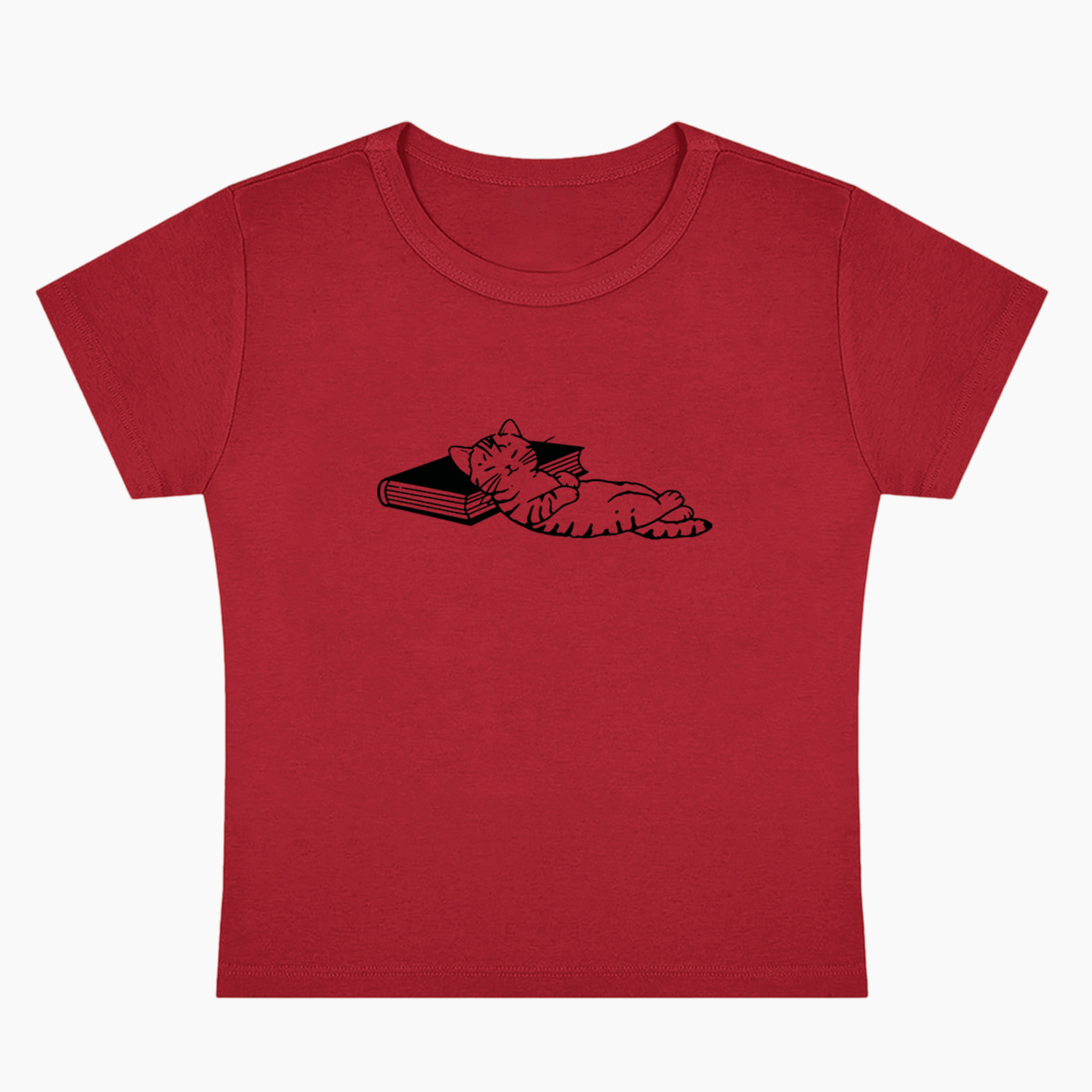 Cute Literary Cat Baby Tee