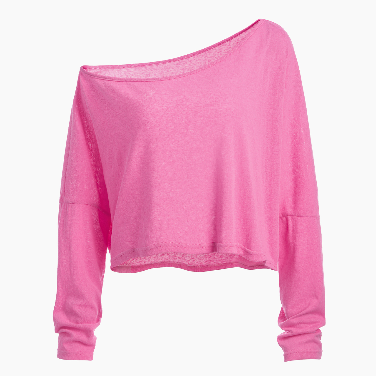 Off Shoulder Long Sleeve Crop Top Jellypine