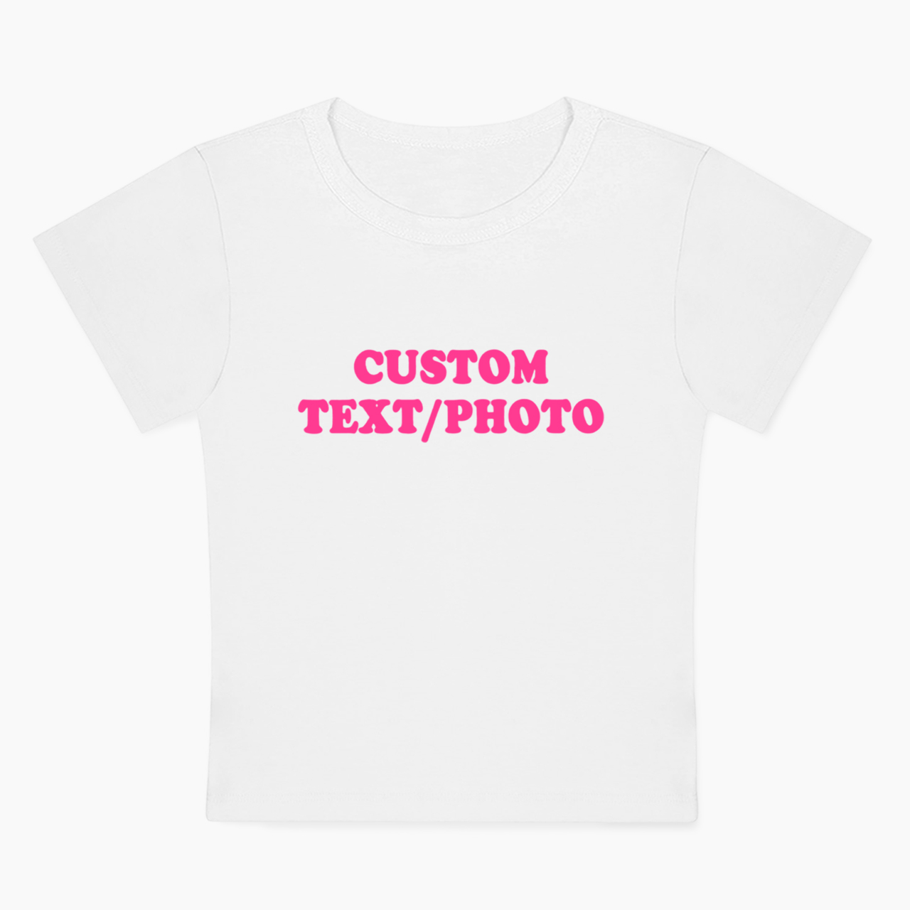 Custom Personalized Text Photo Baby Tee Jellypine