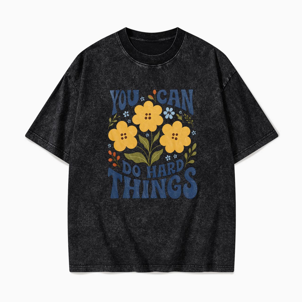 You can do Hard Things Encouragement Washed Tees