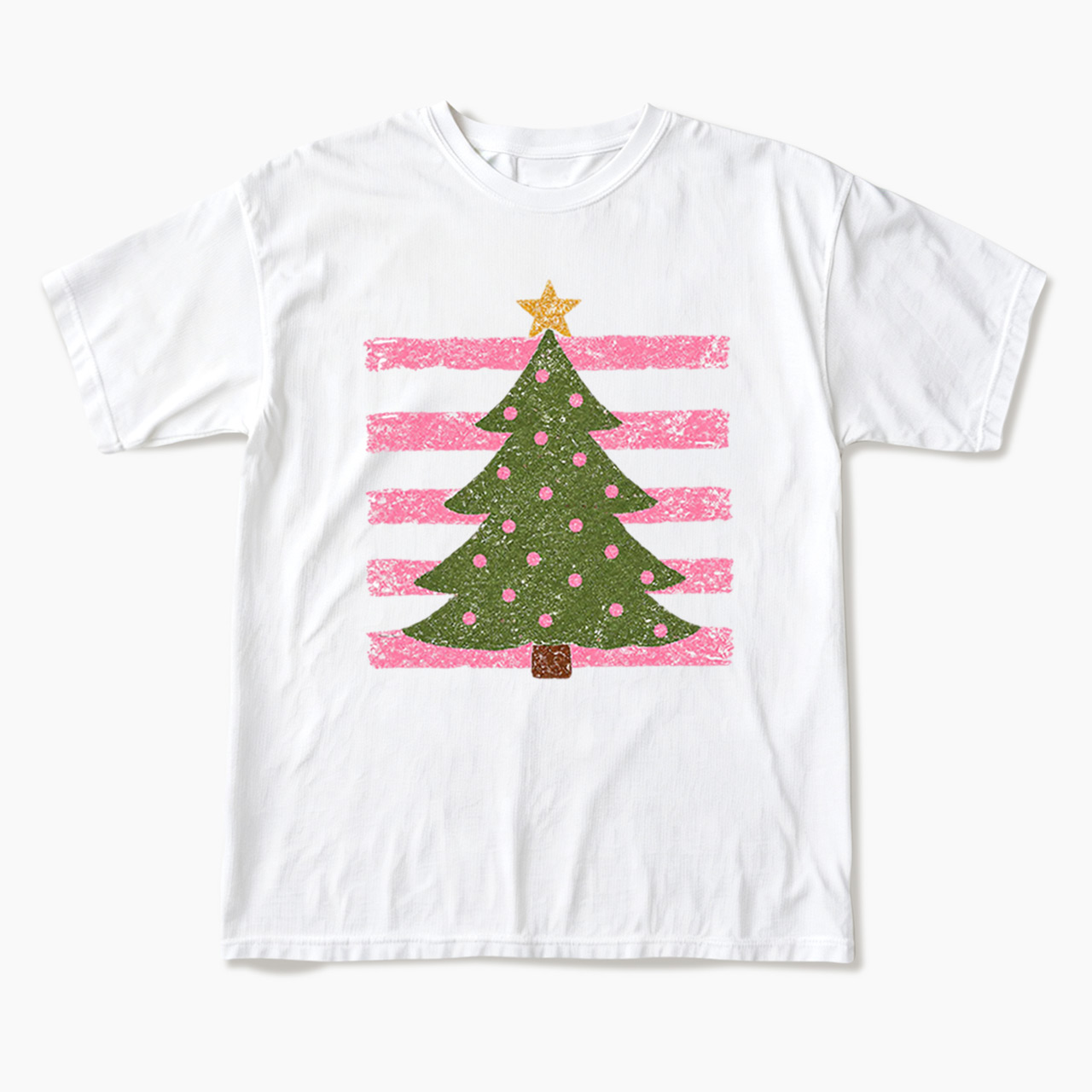 Polkadot Christmas Tree T Shirts