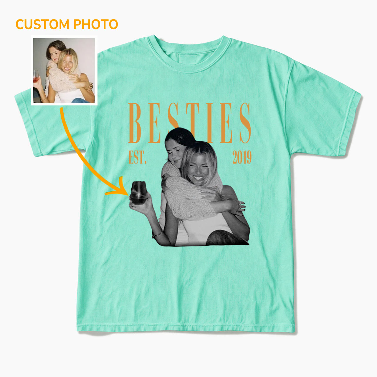 Personalised Bestie T Shirts