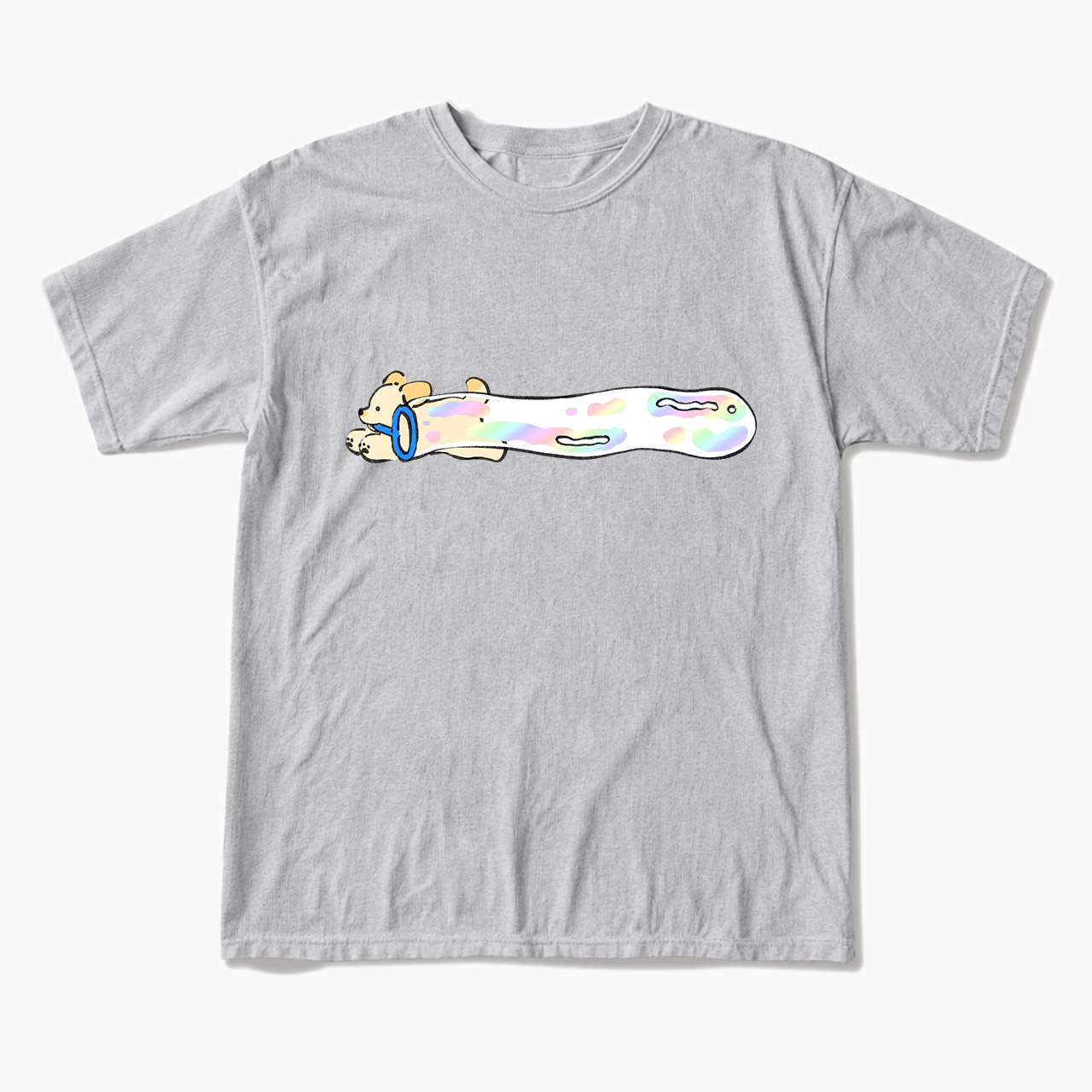 Pastel Bubble Dog T Shirts