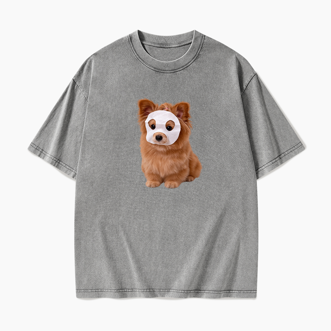 Puppy Mask Washed Tees