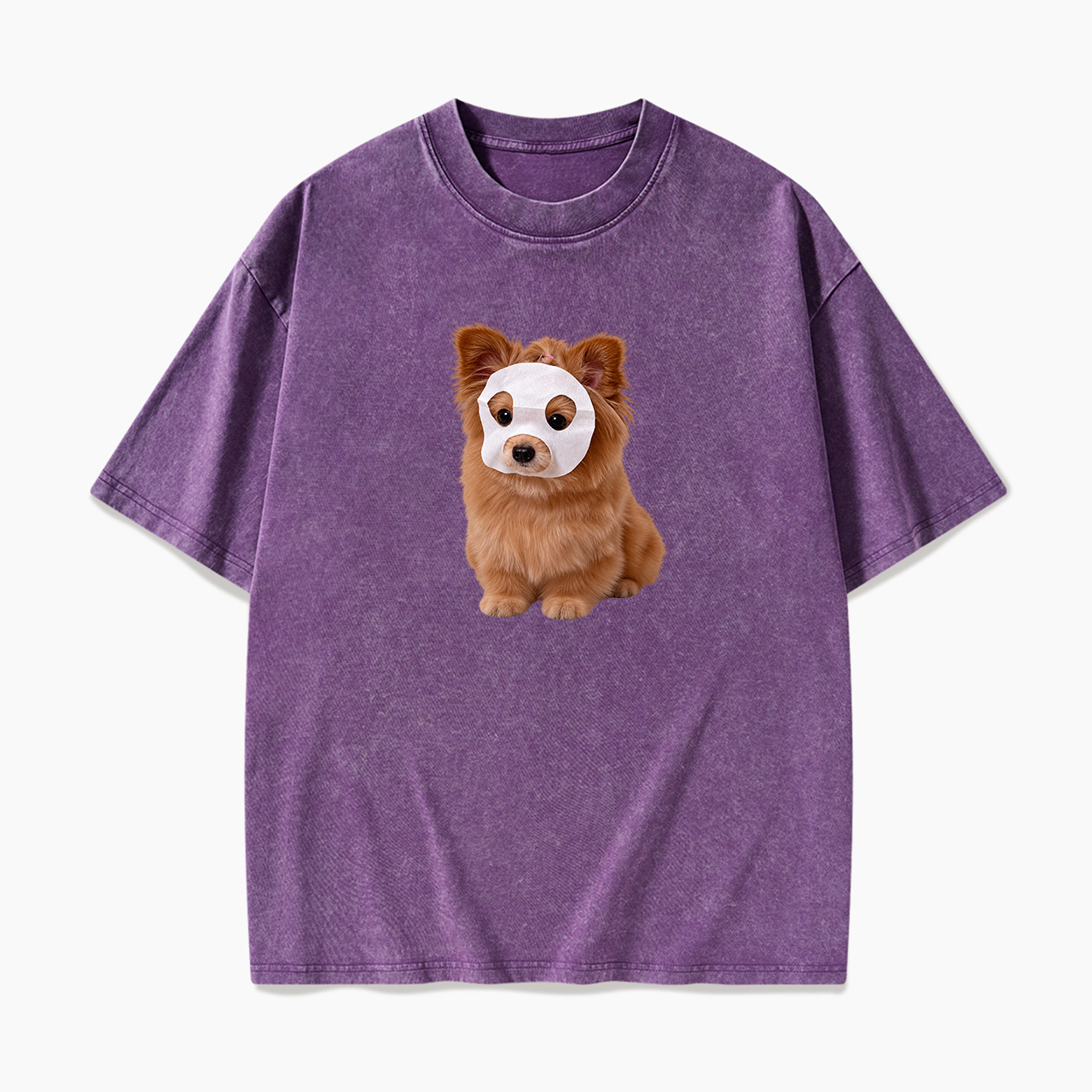 Puppy Mask Washed Tees