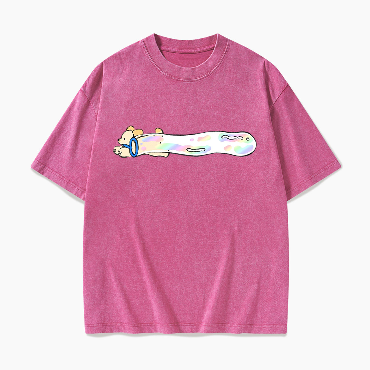 Pastel Bubble Dog Washed Tees