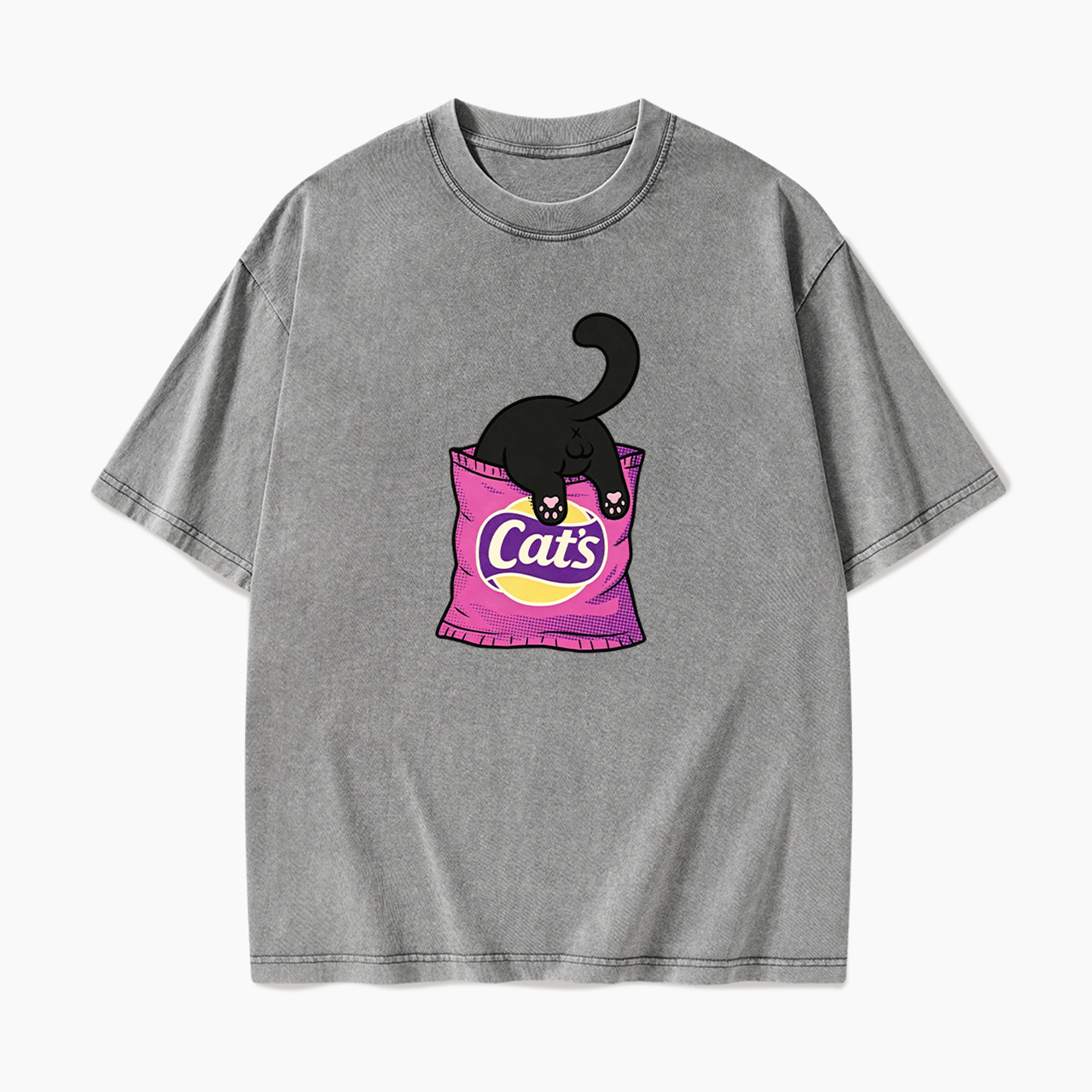 Cat's Chips Washed Tees