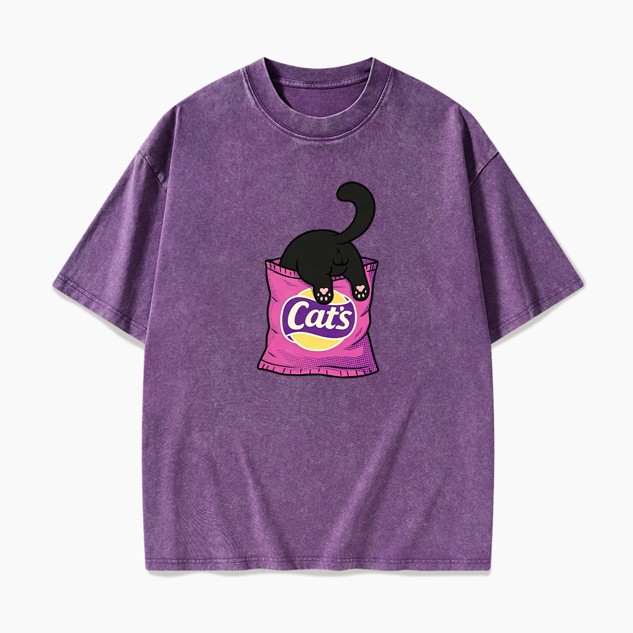 Cat's Chips Washed Tees