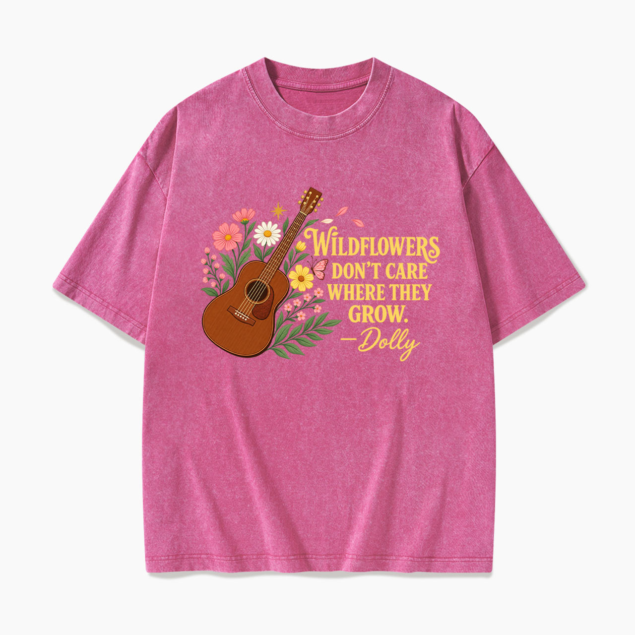 Wildflowers Country Music Washed Tees