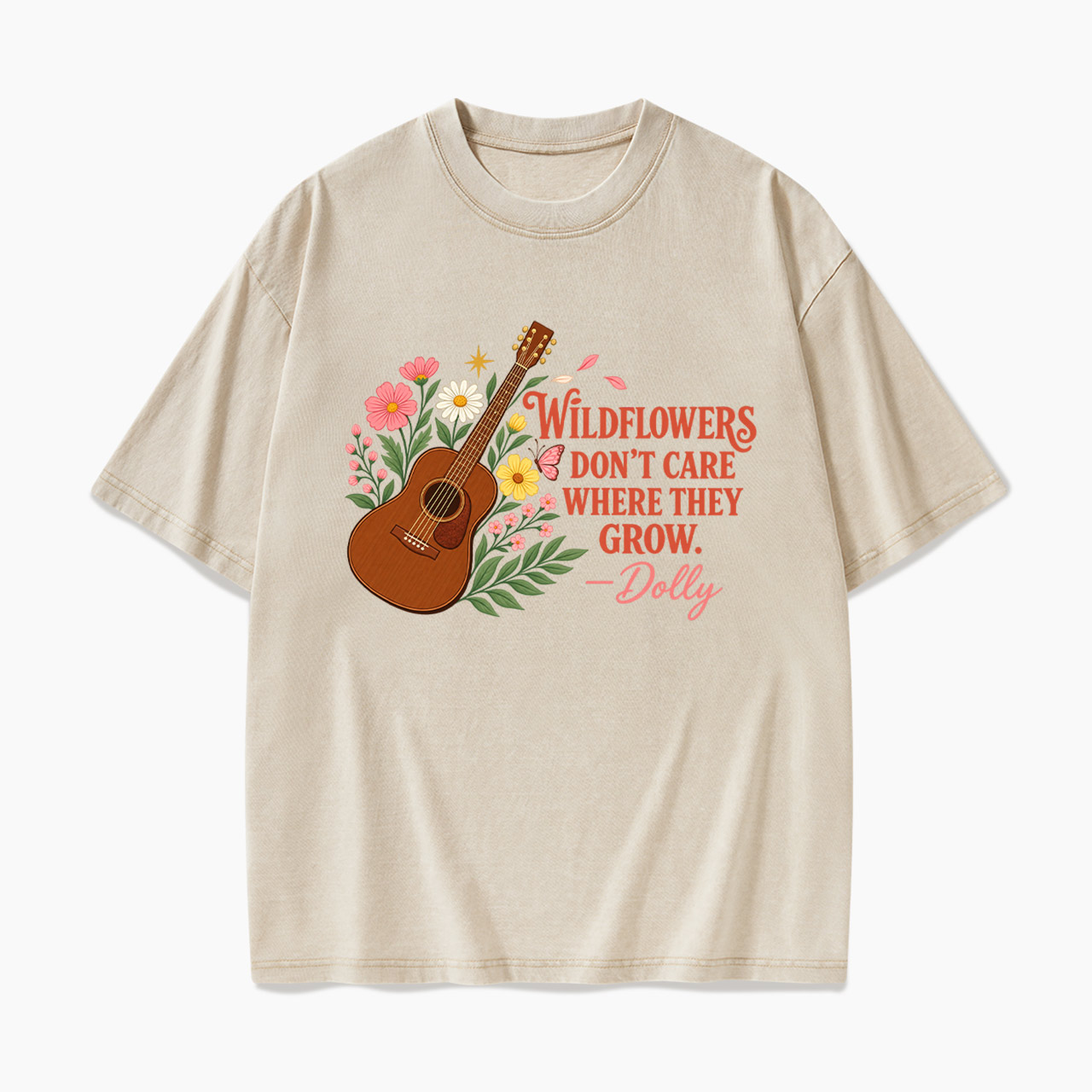 Wildflowers Country Music Washed Tees