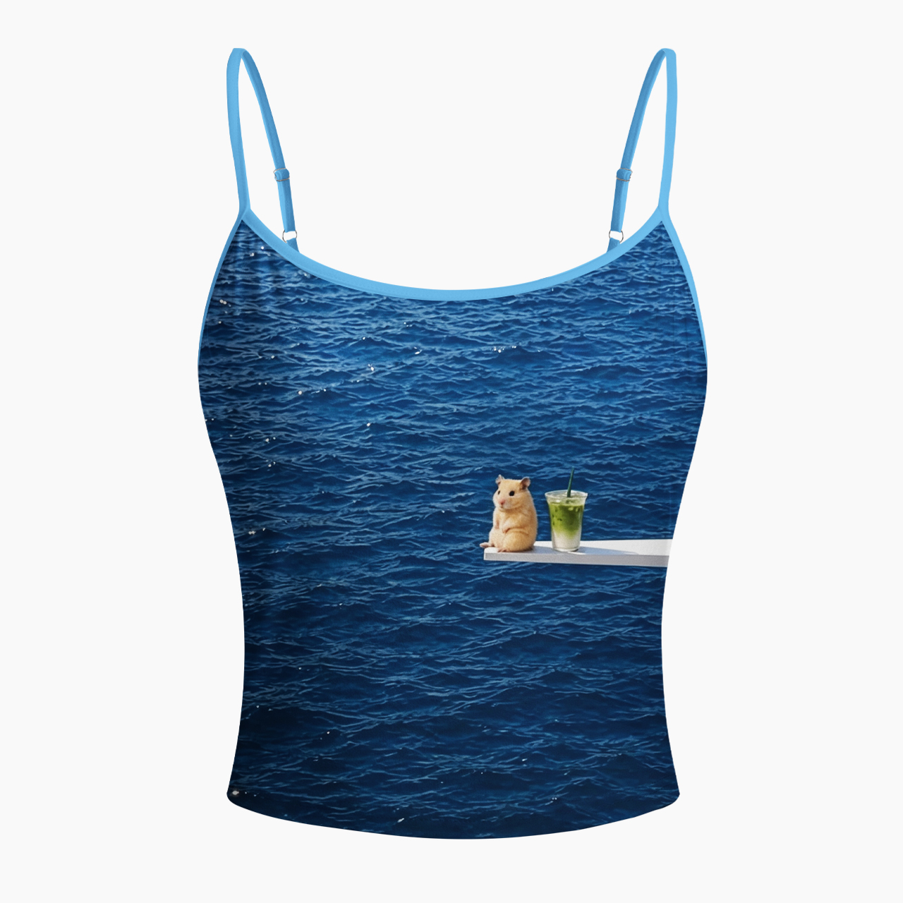 Hammy by the Sea Spaghetti Strap Top