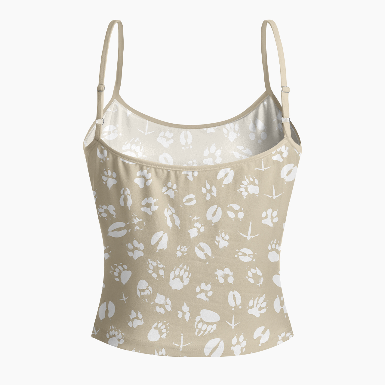 Animals Footprints Spaghetti Strap Top
