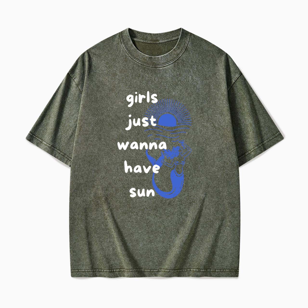 Girls Just Wanna Have Sun Washed Tees