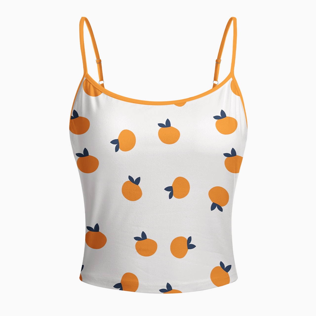 Orange Spaghetti Strap Top