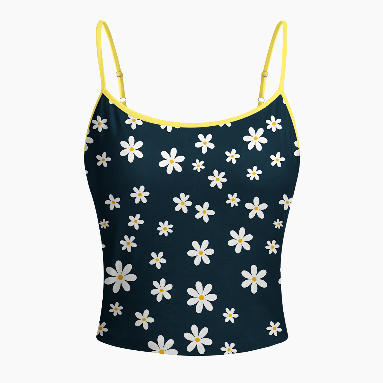 Midnight Daisy Spaghetti Strap Top