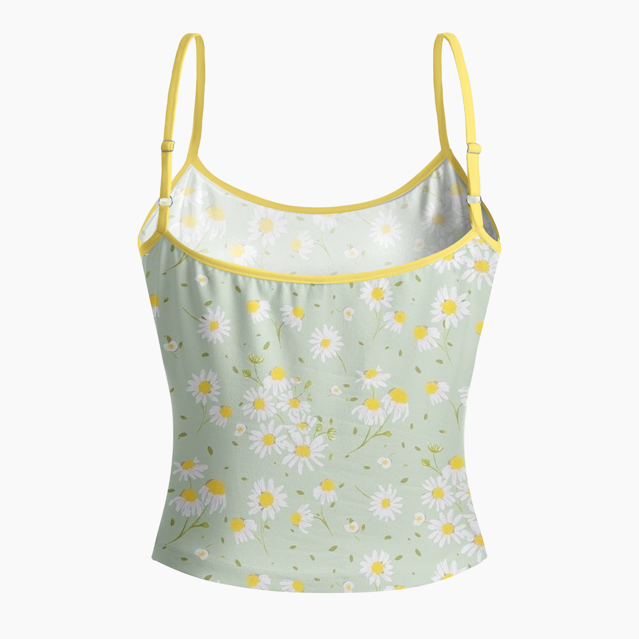 Spring Daisy Spaghetti Strap Top