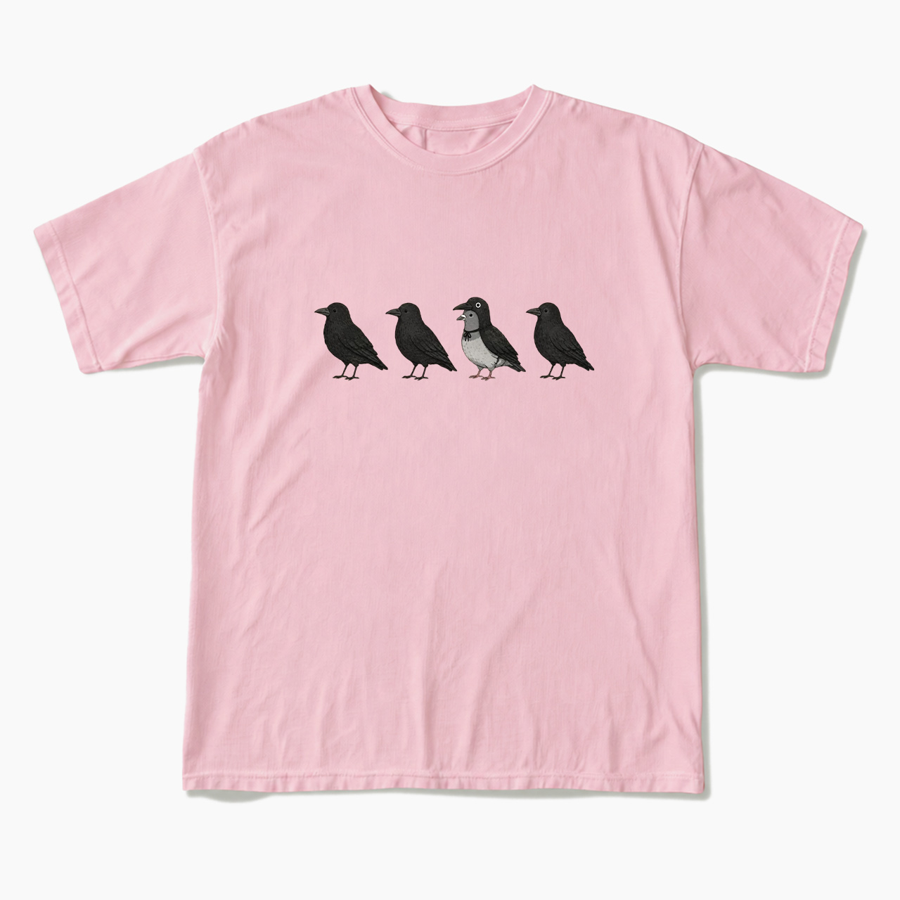 Funny Crow Pigeon Halloween T Shirts