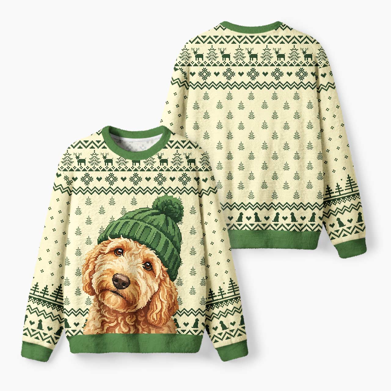Vintage Retro Goldendoodle Mohair Sweatshirts