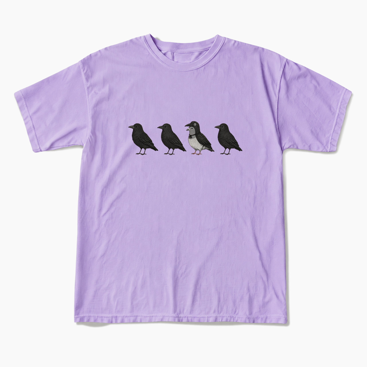 Funny Crow Pigeon Halloween T Shirts