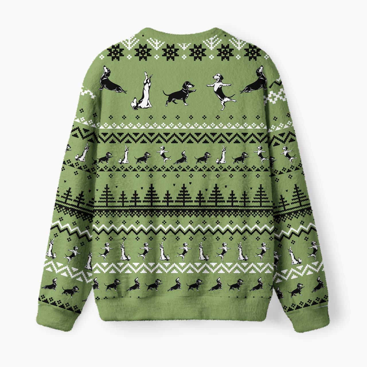 Yoga Dachshunds Mohair Sweatshirts