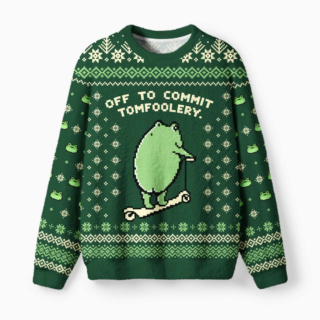 Off To Commit Tomfoolery Mohair Sweatshirts