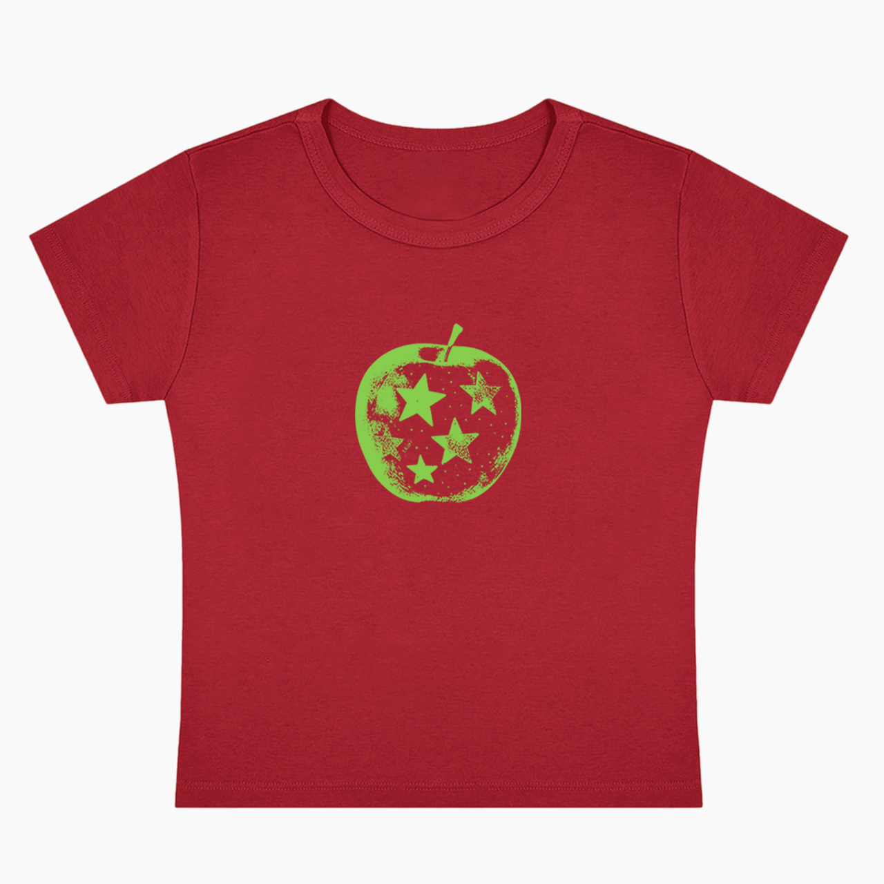 Apple With Stars Baby Tee