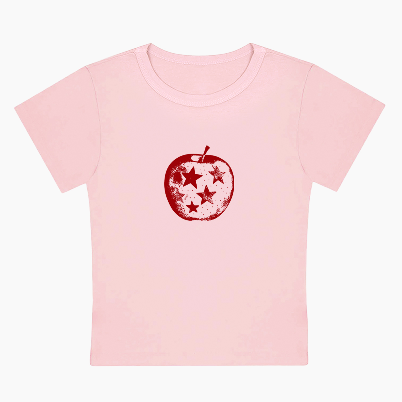 Apple With Stars Baby Tee