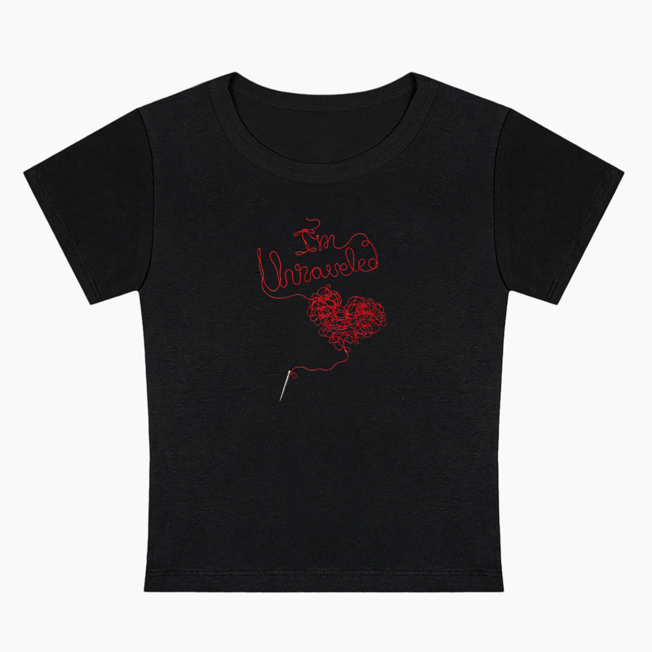 I'm Unraveled Baby Tee
