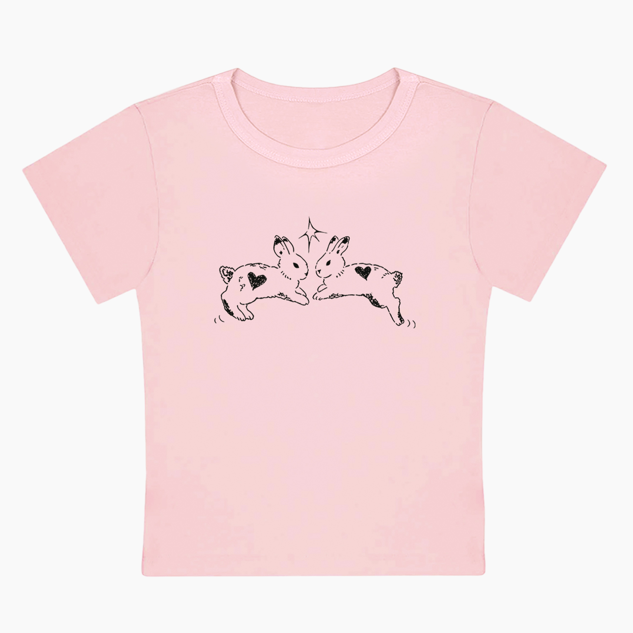 Cute Bunnies Baby Tee