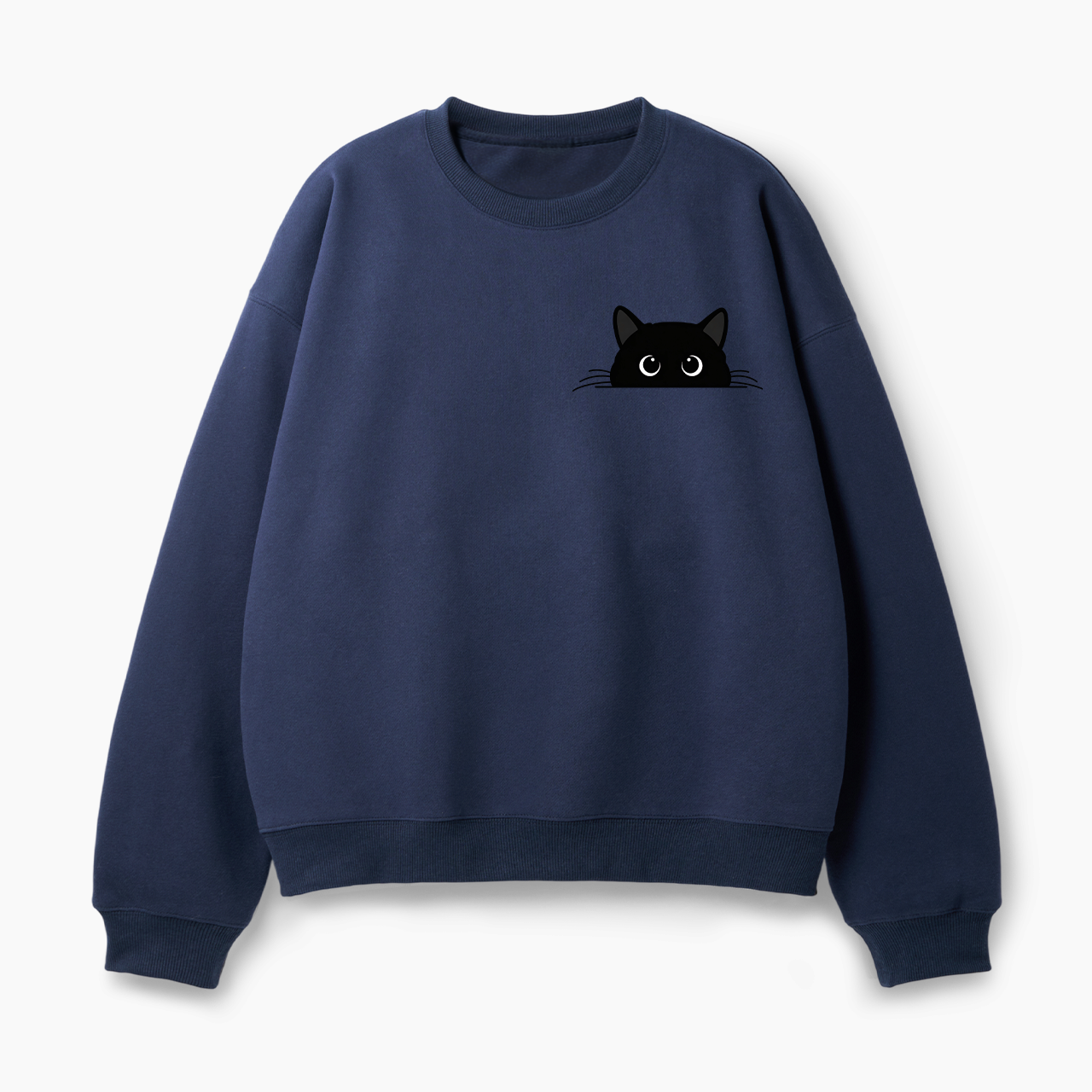 Cute Black Cat Halloween Classic Sweatshirt