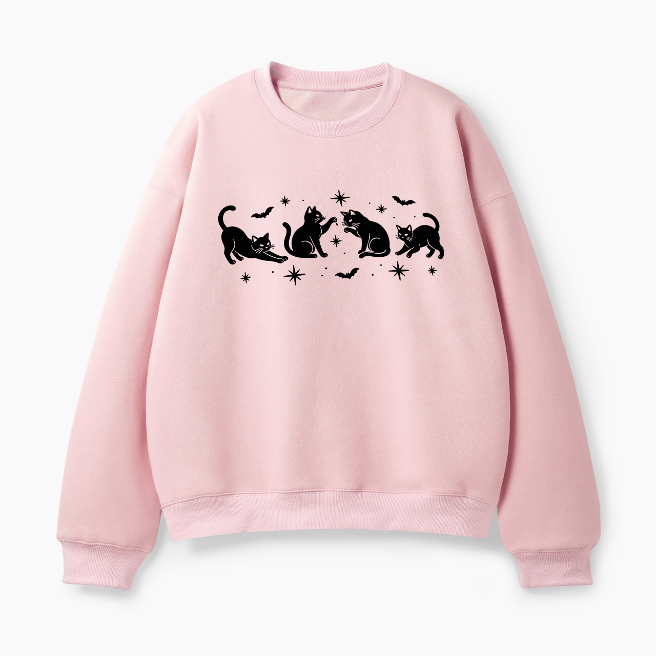 Black Cat Halloween Classic Sweatshirt