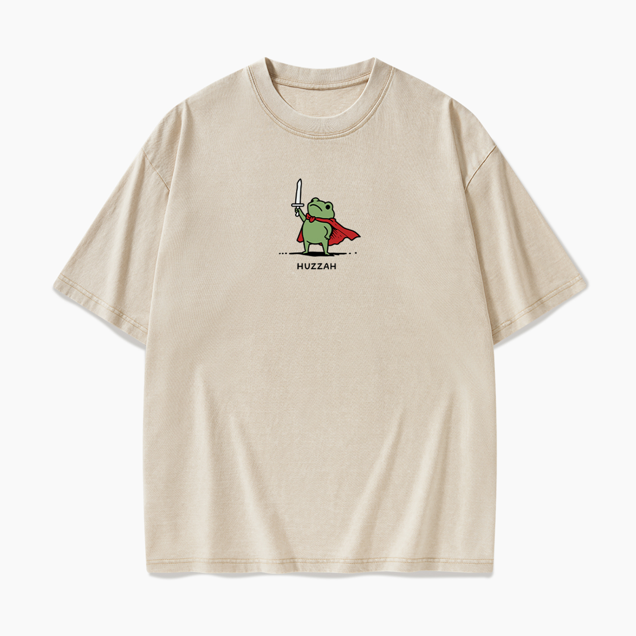 Huzzah Frog Washed Tees
