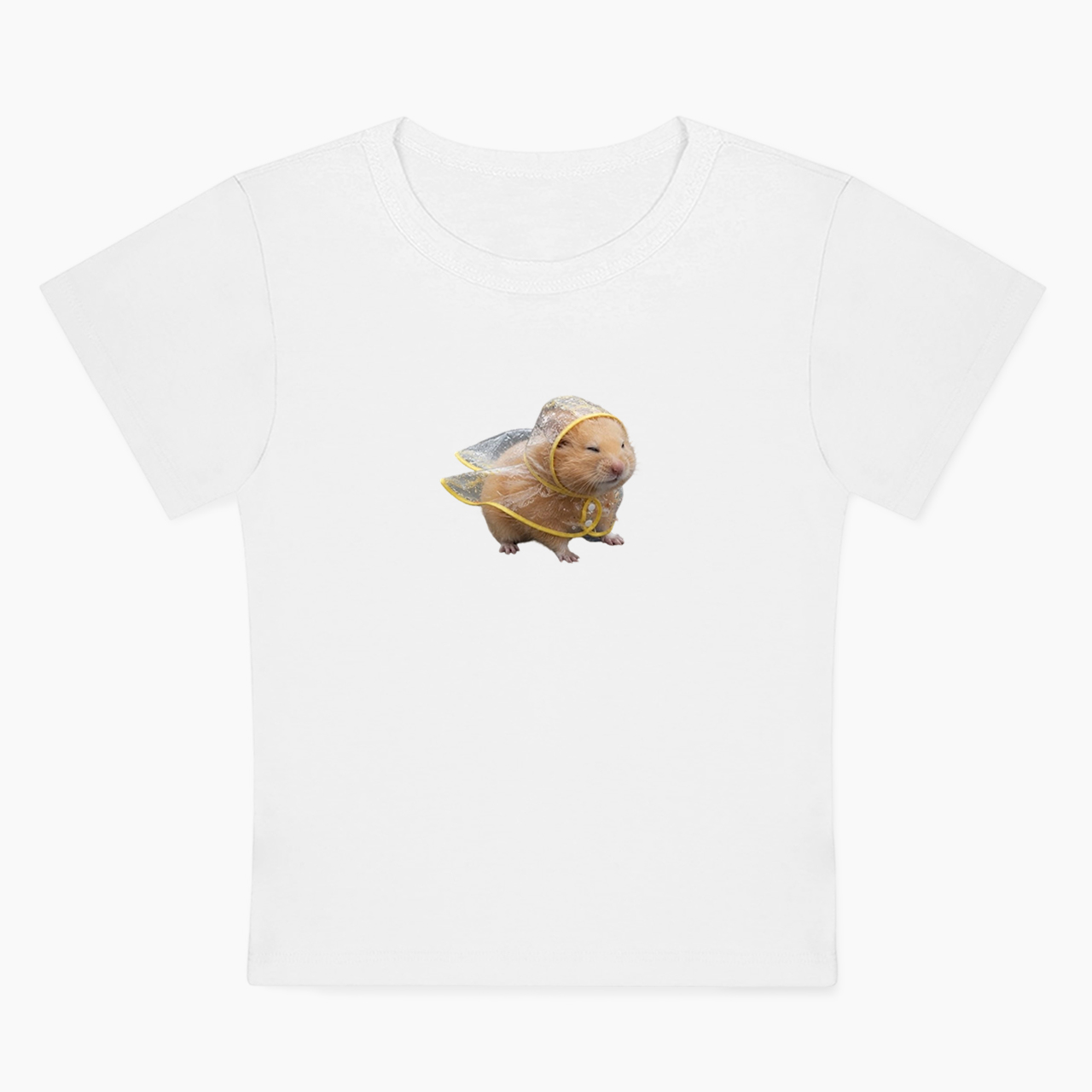 Hamster in Raincoat Baby Tee
