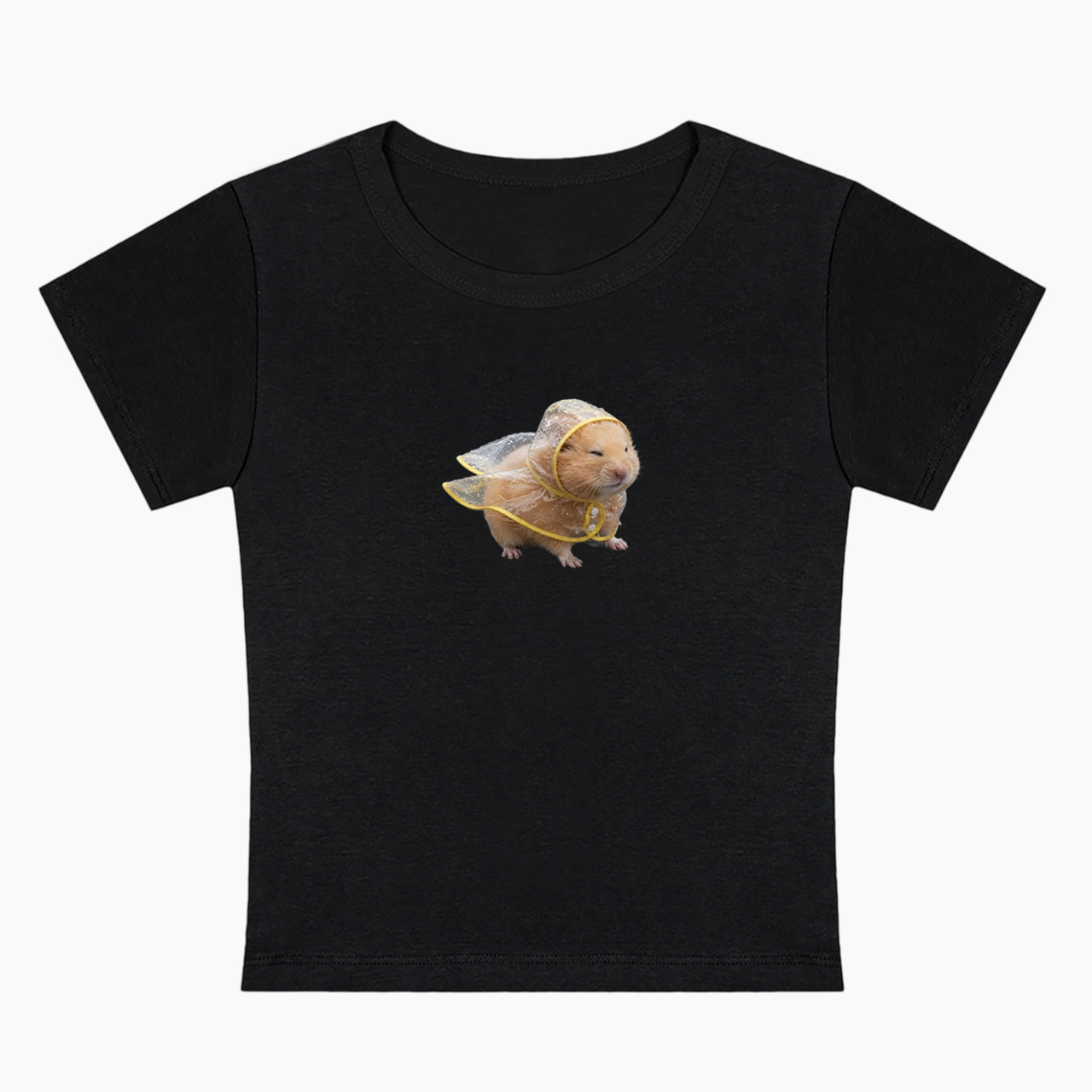 Hamster in Raincoat Baby Tee