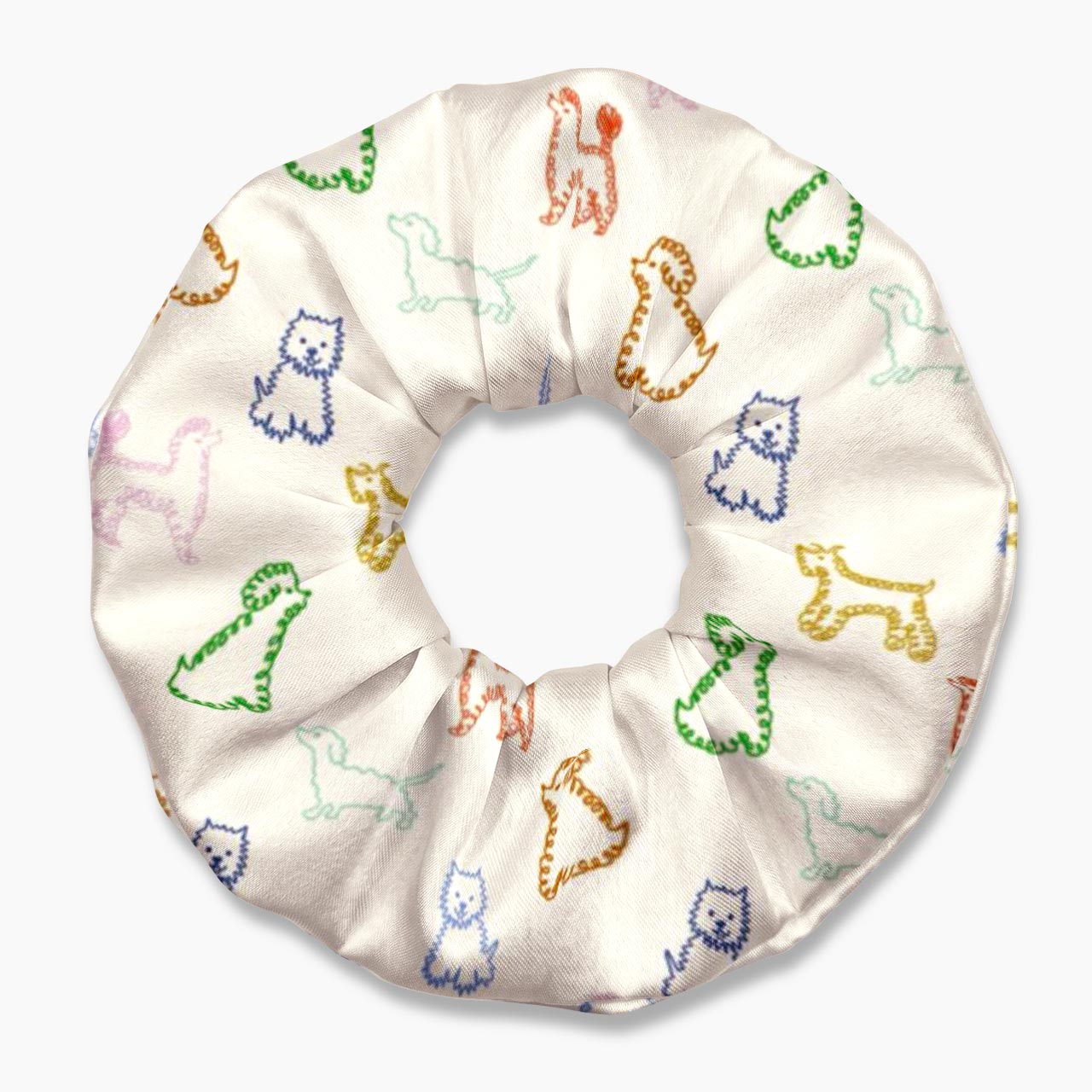 Multi-Color Puppy Hair Scrunchie Jellypine
