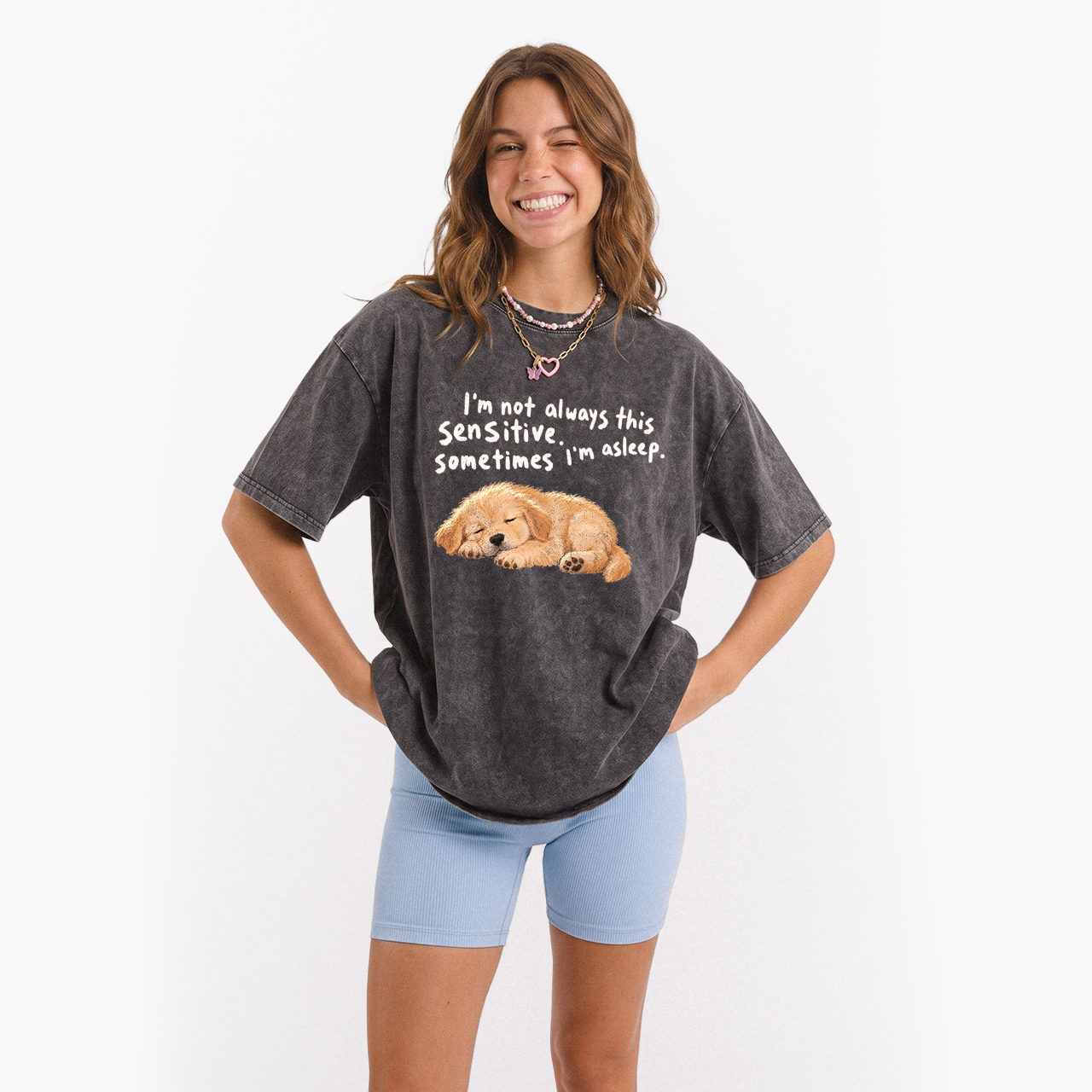 I'm Not Always This Sensitive Washed Tees