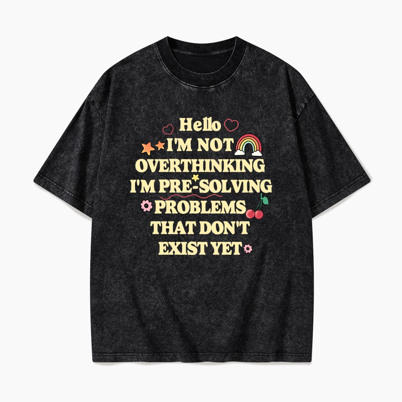 I'm not Overthinking Washed Tees
