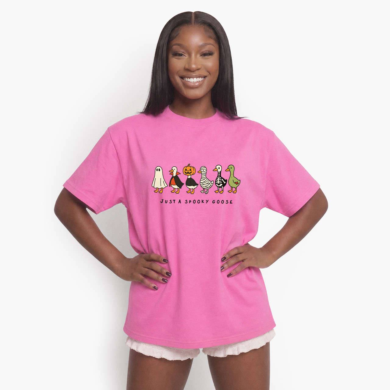 Just a Spooky Goose Halloween T Shirts