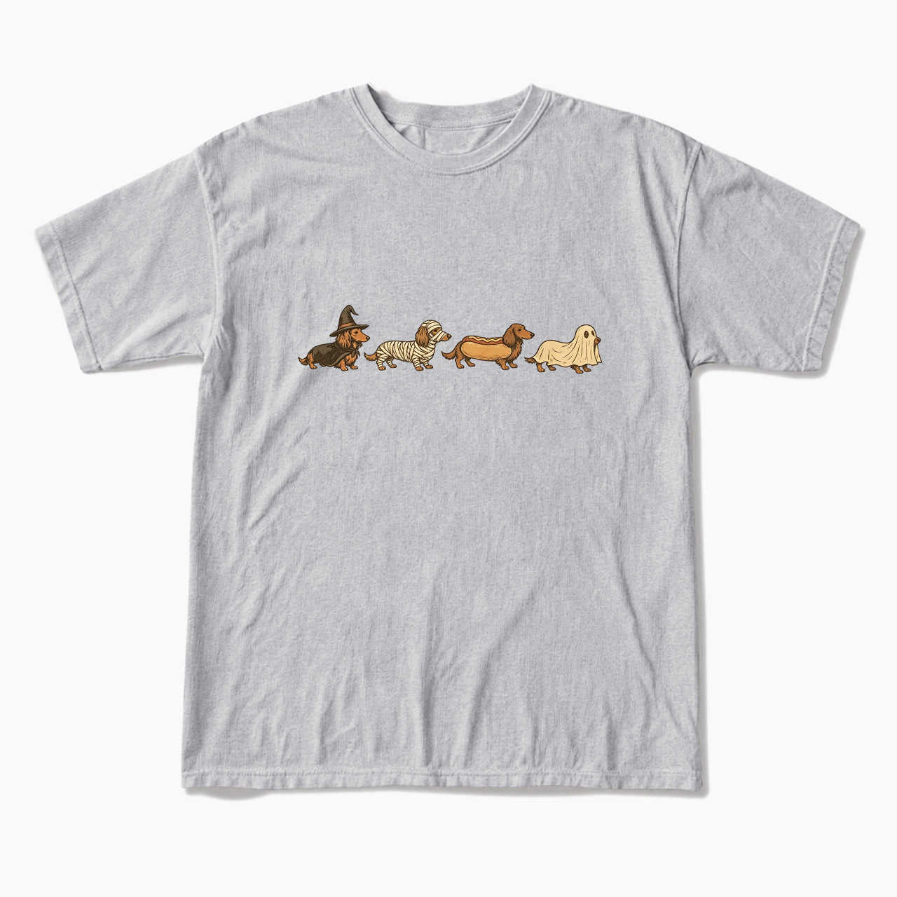 Spooky Dachshund Halloween T Shirts