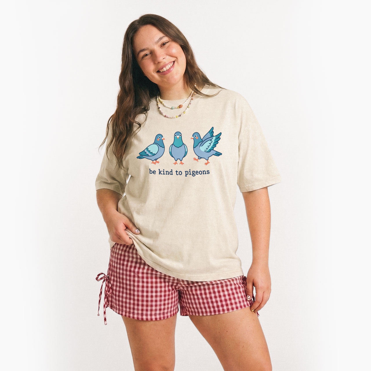 Be Kind to Pigeons Washed Tees