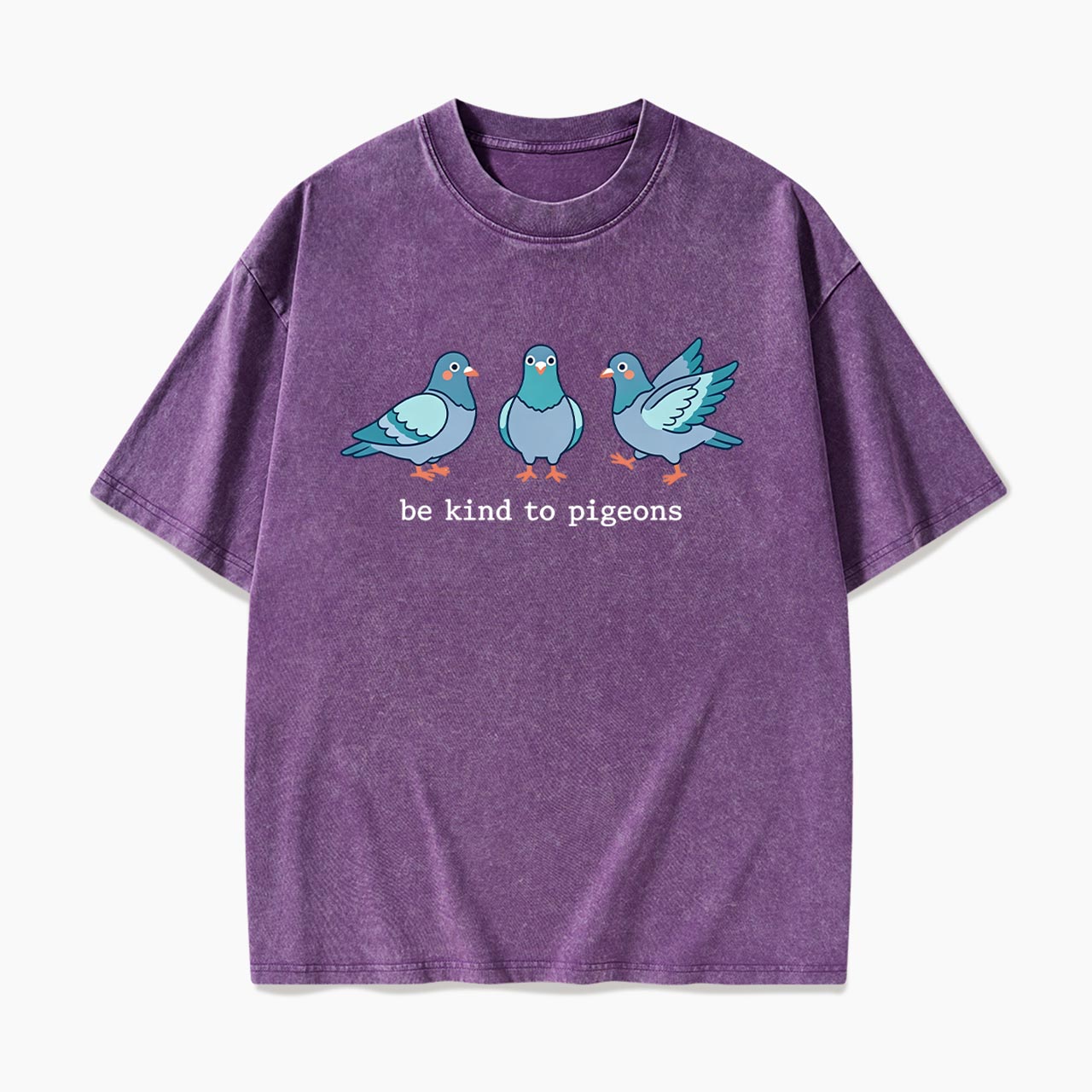 Be Kind to Pigeons Washed Tees