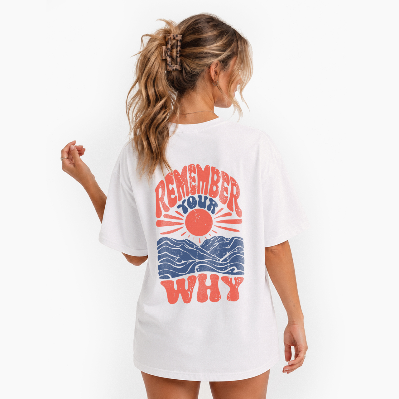 Remember Your Why Back Design T Shirts