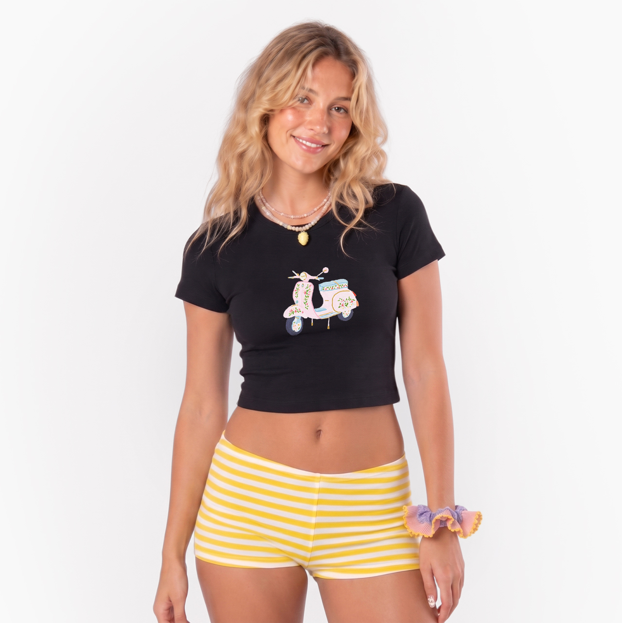 Blooming Ride Baby Tee